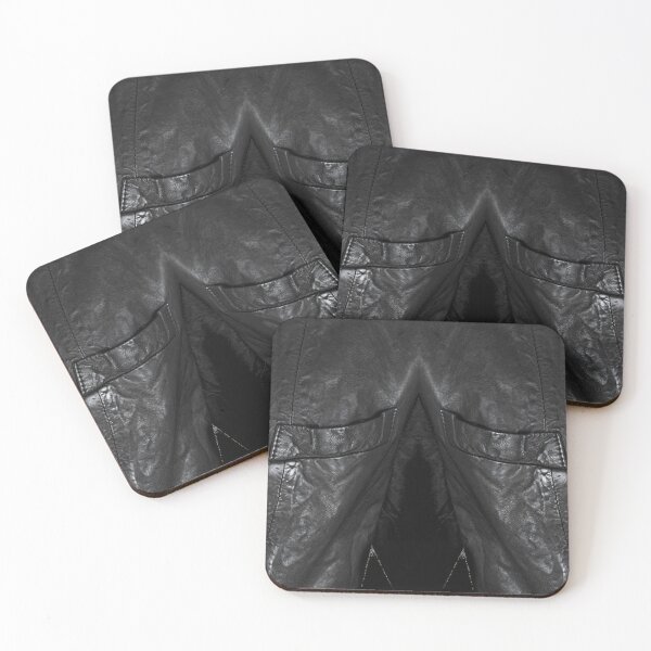 Item preview, Black Leather Blazer Folded designed and sold by PPPimp.