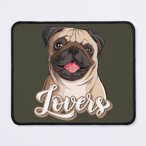 Item preview, For A Pug Lover, Cute Pug Lovers Print - For a pug lover, for a pug owner, for a dog lover. designed and sold by Wentoo.