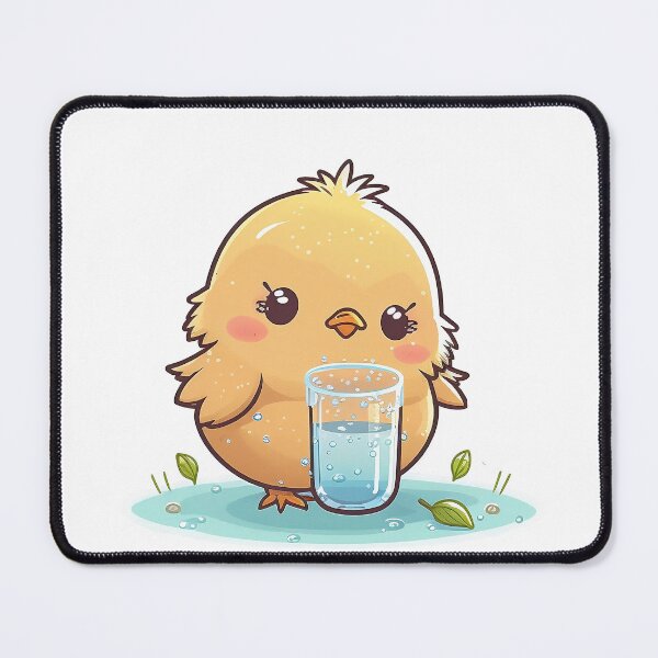 Item preview, Cute chicken kawaii drinking water designed and sold by ffkj09.