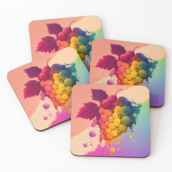 Item preview, LGBT Pride Wine Grape for Wine Lover  designed and sold by SOMM DIGI ART .