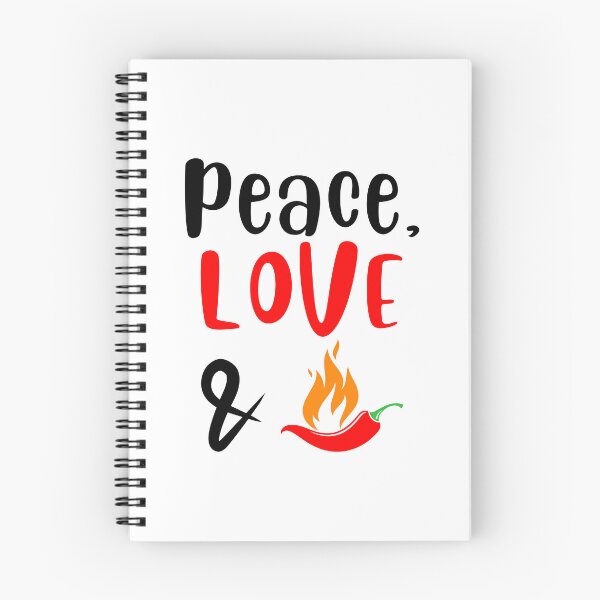 Item preview, Peace Love and Chili Peppers, Willow Days designed and sold by avit1.