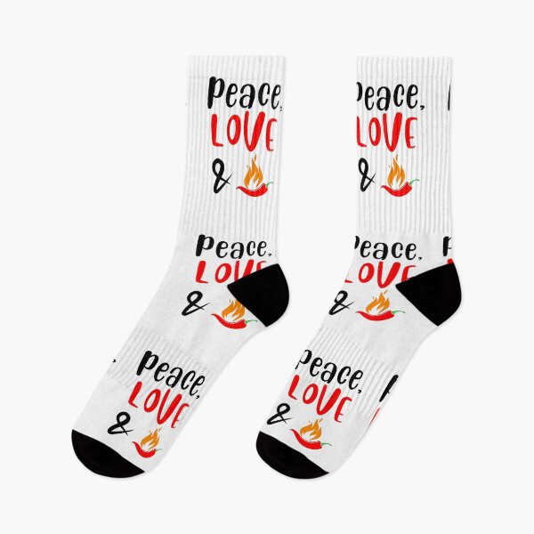 Item preview, Peace Love and Chili Peppers, Willow Days designed and sold by avit1.