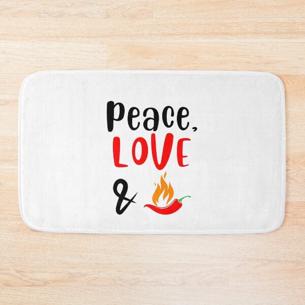 Item preview, Peace Love and Chili Peppers, Willow Days designed and sold by avit1.