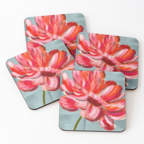 Item preview, Red Flower Painting   designed and sold by Nora Gad.