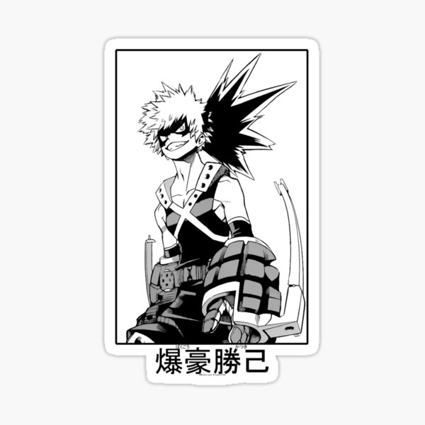 Katsuki Bakugo MANGA CARTOON ANIME CADEAU Sticker