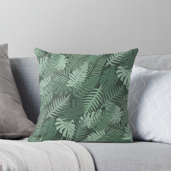 Item preview, Seamless Pattern with exotic leaves. Tropical leaves. Monstera, fern frond. designed and sold by Nattalu.