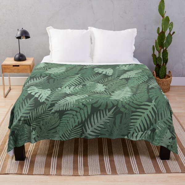 Item preview, Seamless Pattern with exotic leaves. Tropical leaves. Monstera, fern frond. designed and sold by Nattalu.