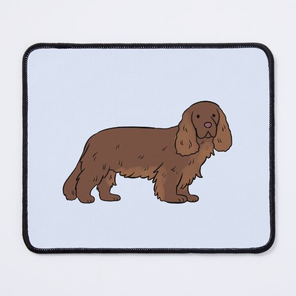 Item preview, Spaniel sussex cute illustration designed and sold by Yarafantasyart.