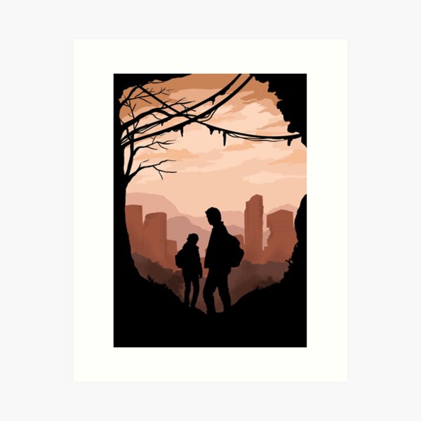 The Last Of Us Tattoo Color Splash Framed Art Print