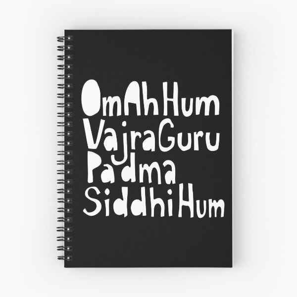 Item preview, Om Ah Hum Vajra Guru Padma Siddhi Hum Guru Rinpoche White designed and sold by wordznart.
