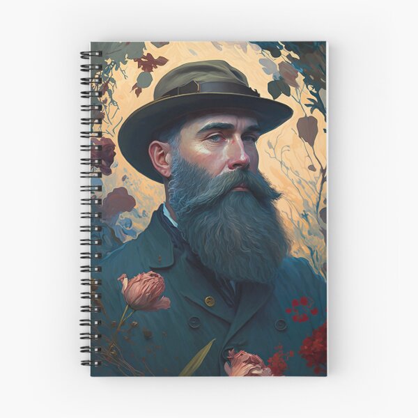 Artikelvorschau, Wunderschönes Inspirationsporträt von Claude MONET AI-Kunst, Druckkunst entworfen und verkauft von XIX361ART.