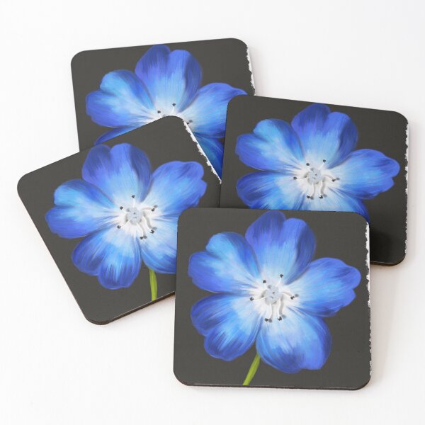 Item preview, Blue Flower art designed and sold by Nora Gad.