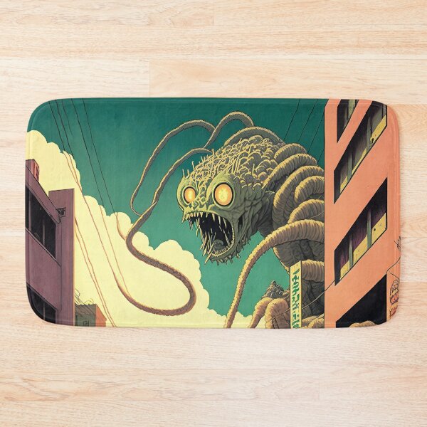 Item preview, Evil Spaghetti Monster with Tentacles - Retrofuturism Japanese Anime Retro 60s designed and sold by AIWanderer.
