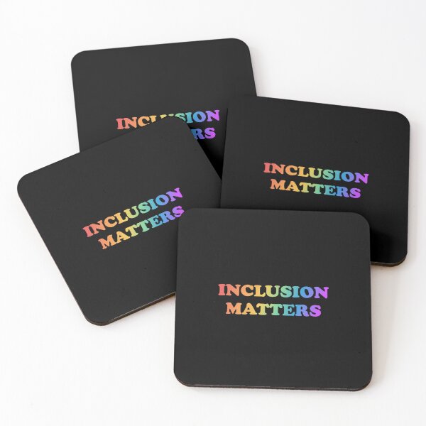 Item preview, Inclusion Matters - Rainbow - LGBT Pride designed and sold by Inspirationmotivation.