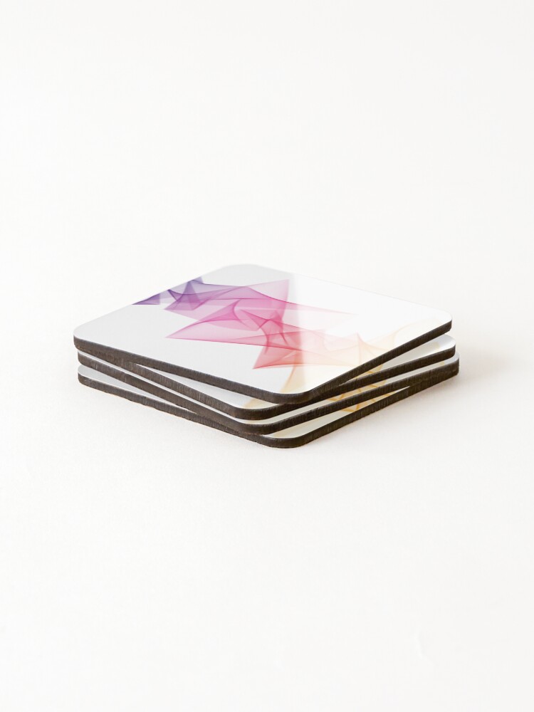 Thumbnail 4 of 5, Coasters (Set of 4), Textured abstract designed and sold by Rixxi.