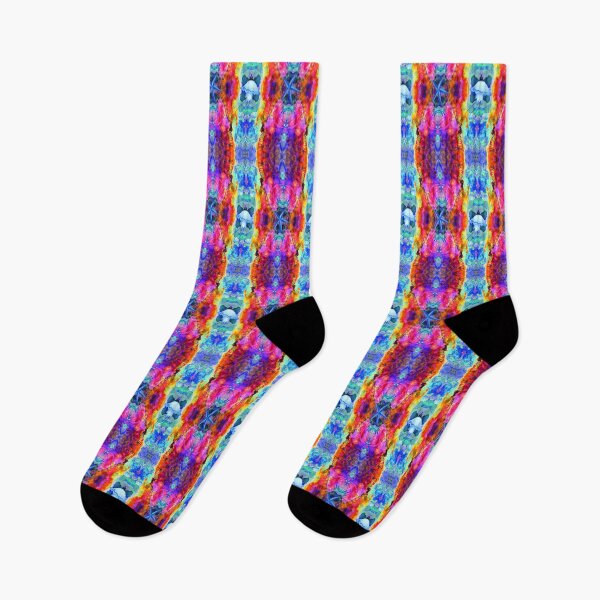 Item preview, Beach Vibes Psychedelic Graphic Design, Abstraction, bold colorful abstract playful design inspired by nature designed and sold by Adri Barnard.