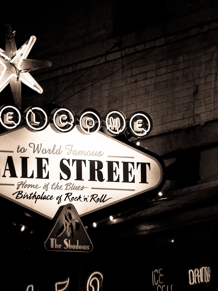 "Beale Street" Tshirt by JayJ Redbubble