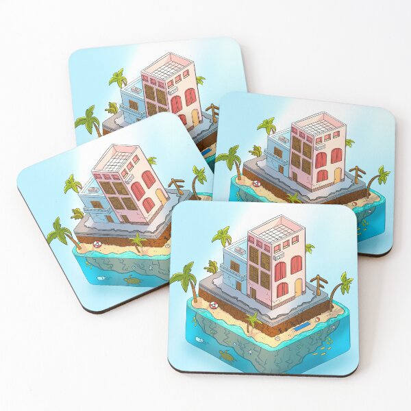 Item preview, 3D visualization of a street with houses designed and sold by Kroshkacahes.