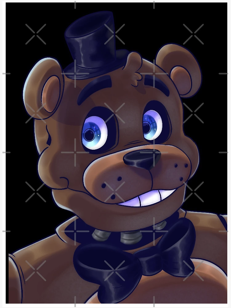 FNaF 1 Freddy Fazbear Head, Five Nights at Freddy's Pin by akushibluepaws