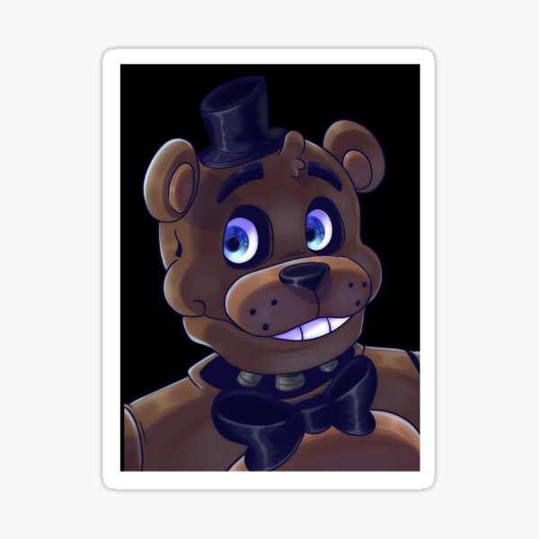 FNaF 1 Freddy Fazbear Head, Five Nights at Freddy's Pin by akushibluepaws