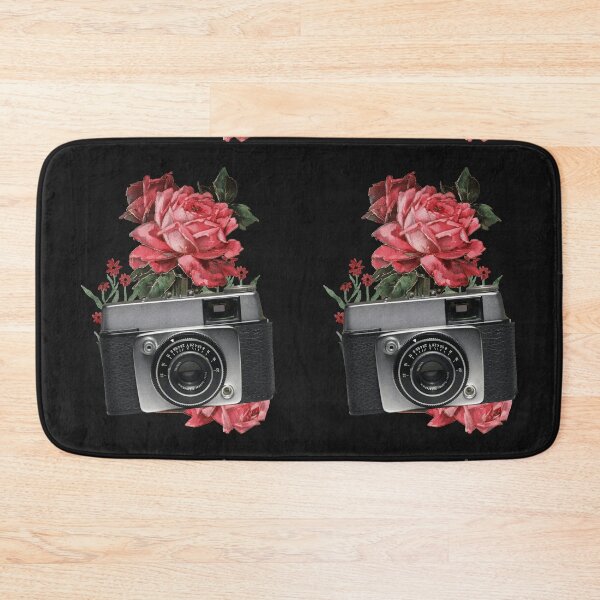 Item preview, Vintage Camera & Roses Collage designed and sold by TypeWrite.