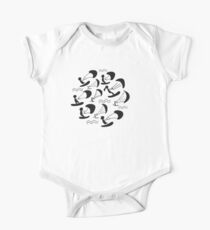 Kiteboarding, sketch for your design Short Sleeve Baby One-Piece