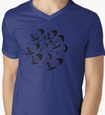 Kiteboarding, sketch for your design Men's V-Neck T-Shirt