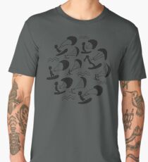 Kiteboarding, sketch for your design Men's Premium T-Shirt