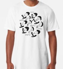 Kiteboarding, sketch for your design Long T-Shirt