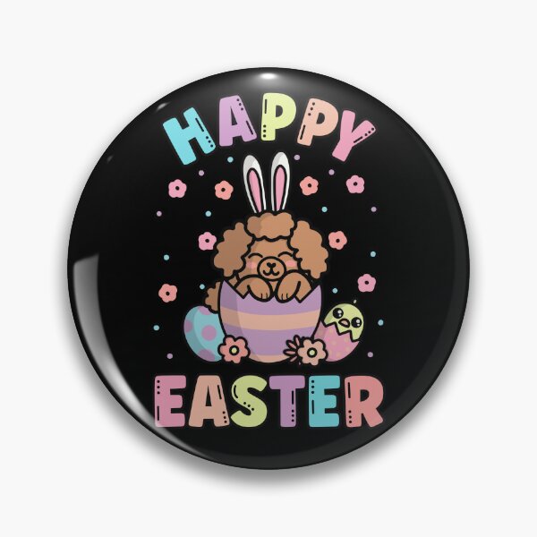 Item preview, Happy Easter Kawaii Bunny Poodle Cute Spring Egg Hunting designed and sold by JokeGysen.