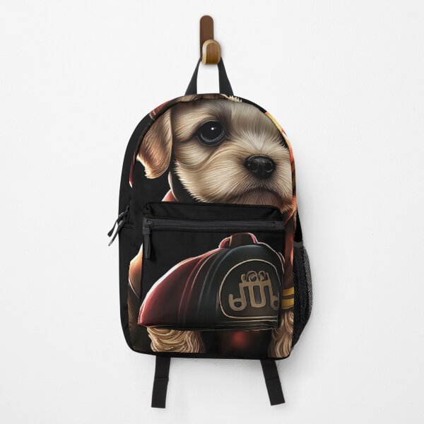 Item preview, a cute firefighter puppy designed and sold by popurbanart.