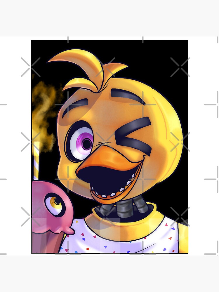 Funtime Chica Transparent Sticker for Sale by dongoverlord