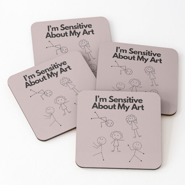 Item preview, I Am Sensitive About My Art - Stick Figures, Save Your Judgement, All Art Has Value T-shirt designed and sold by emoney14.