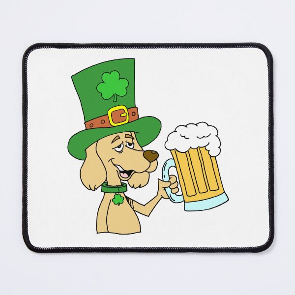 Item preview, St Patrick's Day Dog With Beer designed and sold by jaycartoonist.