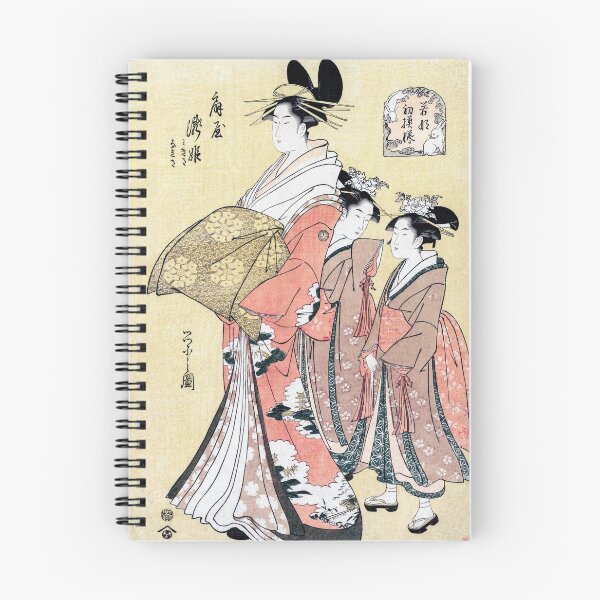 Item preview, The Courtesan Takihime and Attendants | Chōbunsai Eishi | Ukiyo-e designed and sold by LaMadeleine.
