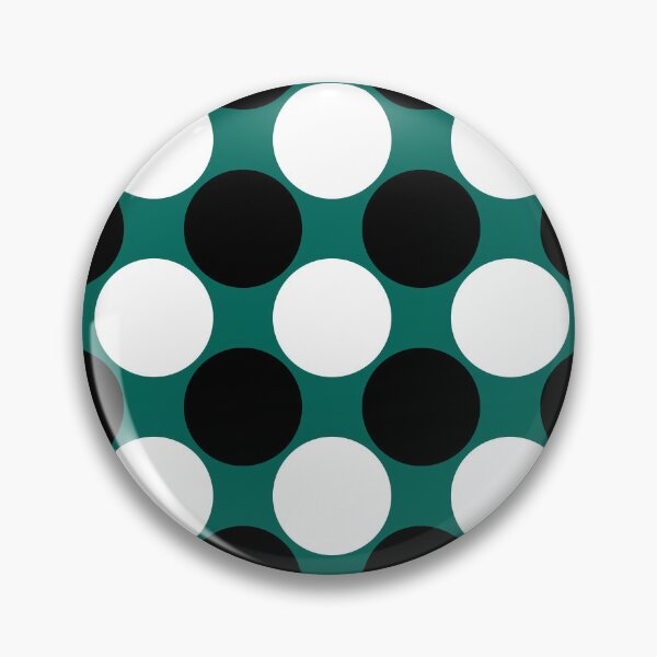 Item preview, Giant Black and White Polka Dots On Cadmium Green  designed and sold by POLKAIWERX.