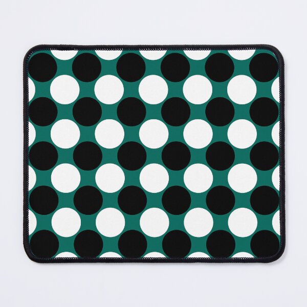 Item preview, Giant Black and White Polka Dots On Cadmium Green  designed and sold by POLKAIWERX.