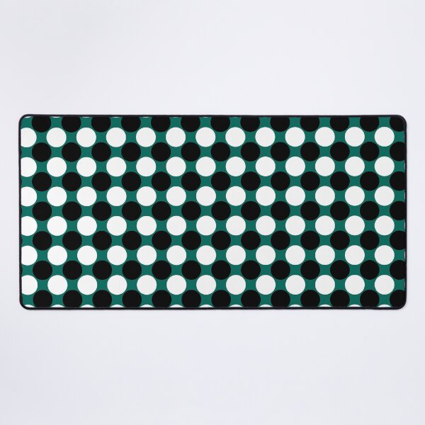 Item preview, Giant Black and White Polka Dots On Cadmium Green  designed and sold by POLKAIWERX.