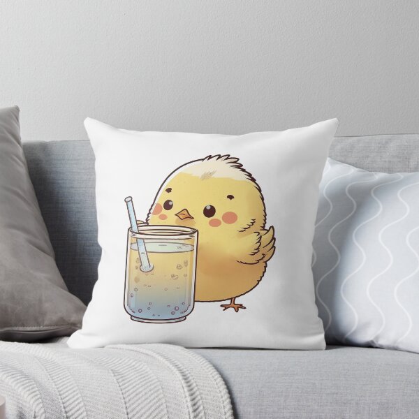 Item preview, Cute chicken kawaii drinking water designed and sold by ffkj09.