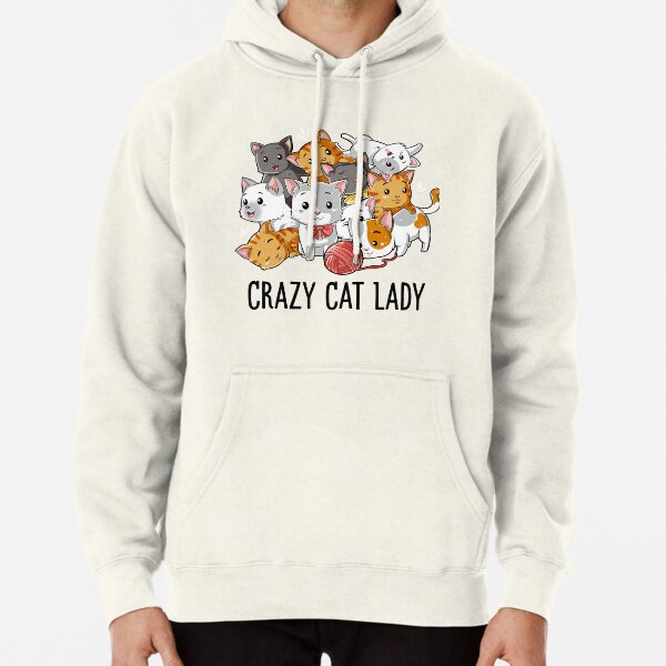 Crazy Cat Lady Unisex Fleece Sweatpants, Gifts for Her, Cat Lover