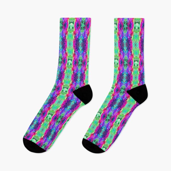 Item preview, Beach Vibes Psychedelic Graphic Design 4, Abstraction, bold colorful abstract playful design inspired by nature designed and sold by Adri Barnard.