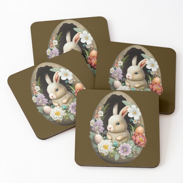 Item preview, Easter Rabbit Egg and Flower designed and sold by Juliascutecornr.