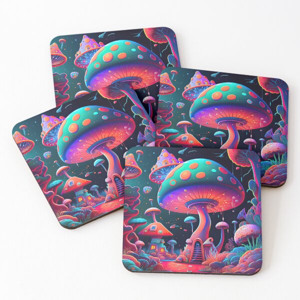 Item preview, Psychedelic Mushroom - A Trippy Journey Into the Unknown designed and sold by TortoPlusa.