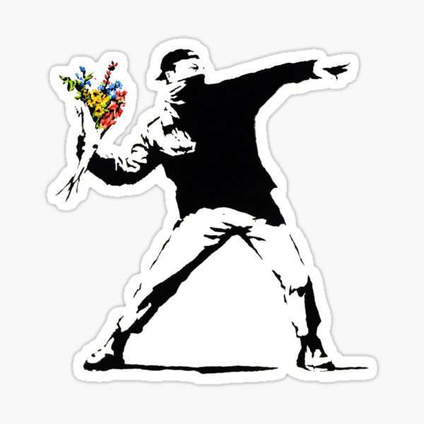 Artikel-Vorschau von Liebe liegt in der Luft – Banksy, designt und verkauft von ArsVincitOmnia.