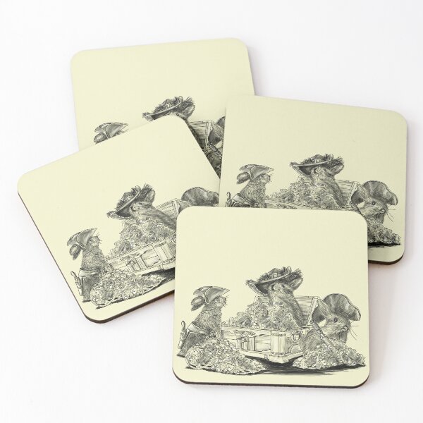 Item preview, Bunny Plunder Black and White designed and sold by Greydn.