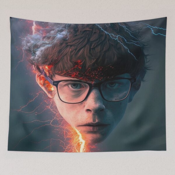 Item preview, Elektrik Portrait 07 designed and sold by MartianBunnyH.