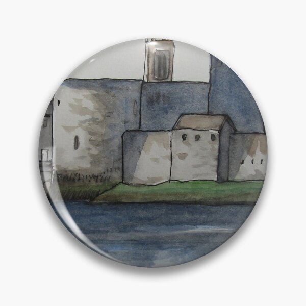 Item preview, King Johns Castle. Pen, watercolor on 18x23cm watercolor paper designed and sold by crowleyronan123.