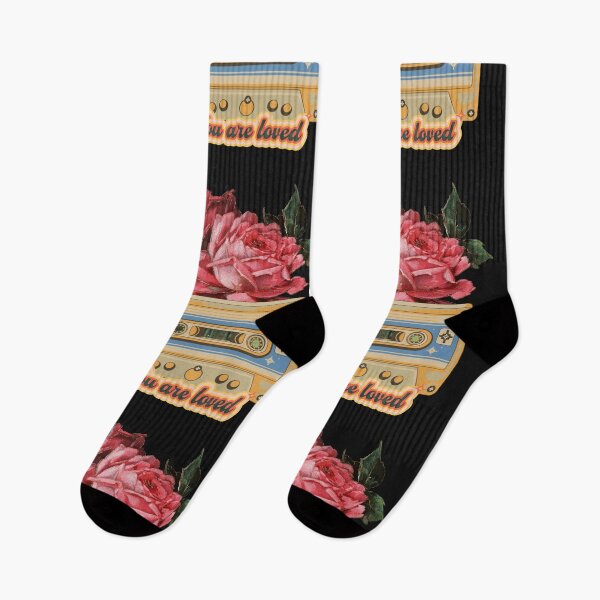 Item preview, Vintage Cassette & Roses Collage designed and sold by TypeWrite.
