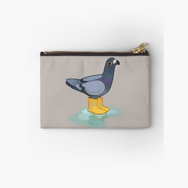 Item preview, Pigeon with rain boots designed and sold by beeper-art.