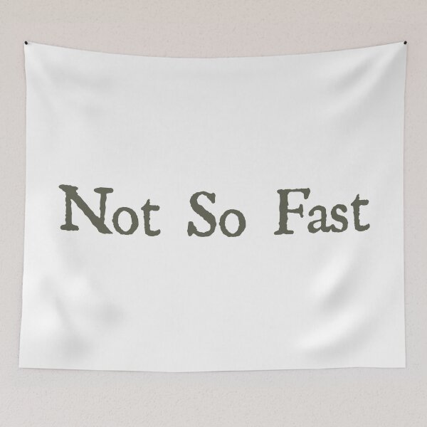 Item preview, Not So Fast (ponysmasher, David F Sandberg) designed and sold by HallFlabben.